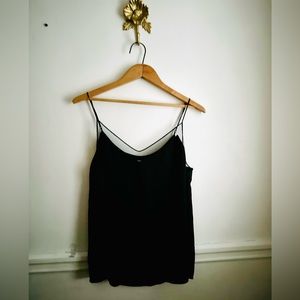 Babaton black tank with mesh detail - size medium.